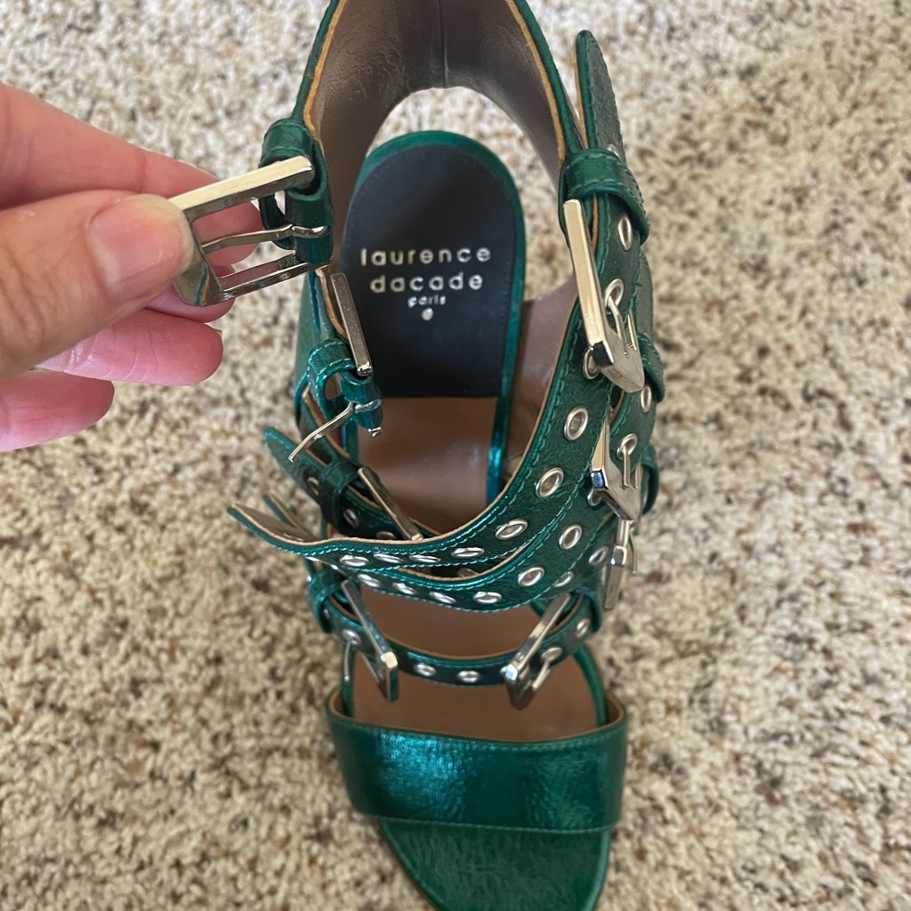 Lawrence Decade Buckle Sandal. Perfect For Spring/Summer. Fun Shade Of Green.